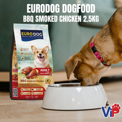 Euro Dog BBQ Smoked Chicken Dog Food 2.5kg