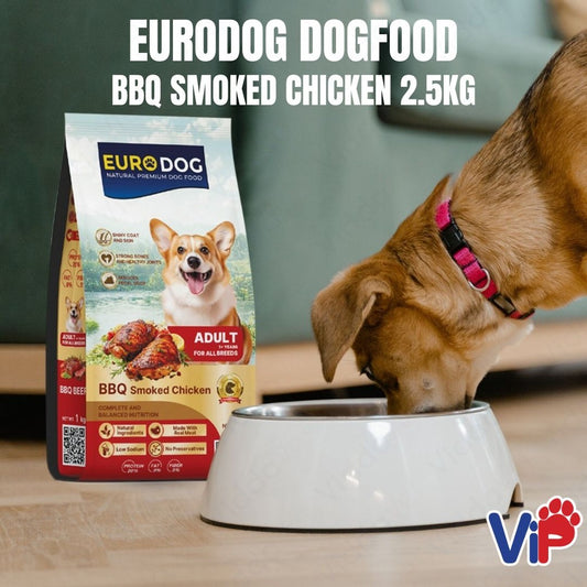 Euro Dog BBQ Smoked Chicken Dog Food 2.5kg