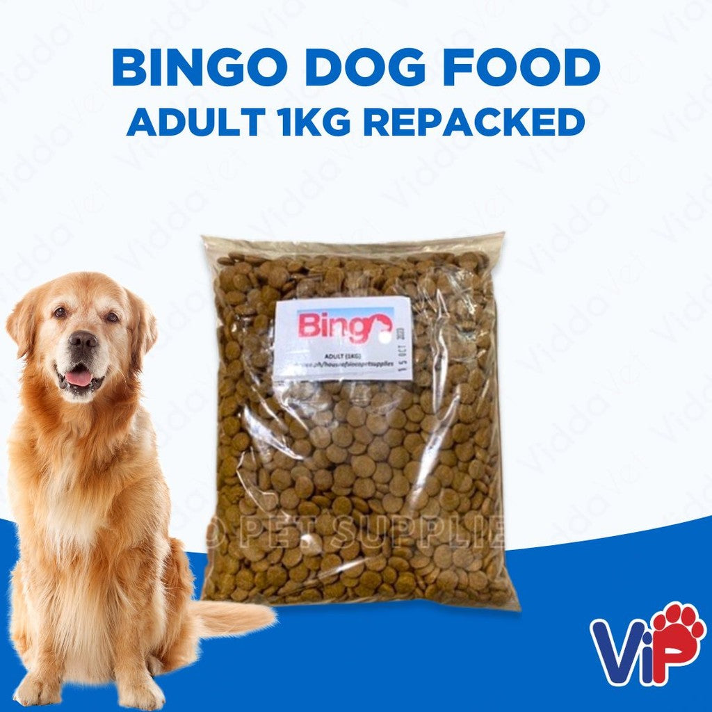 Bingo Dog food Adult 1kg Repacked