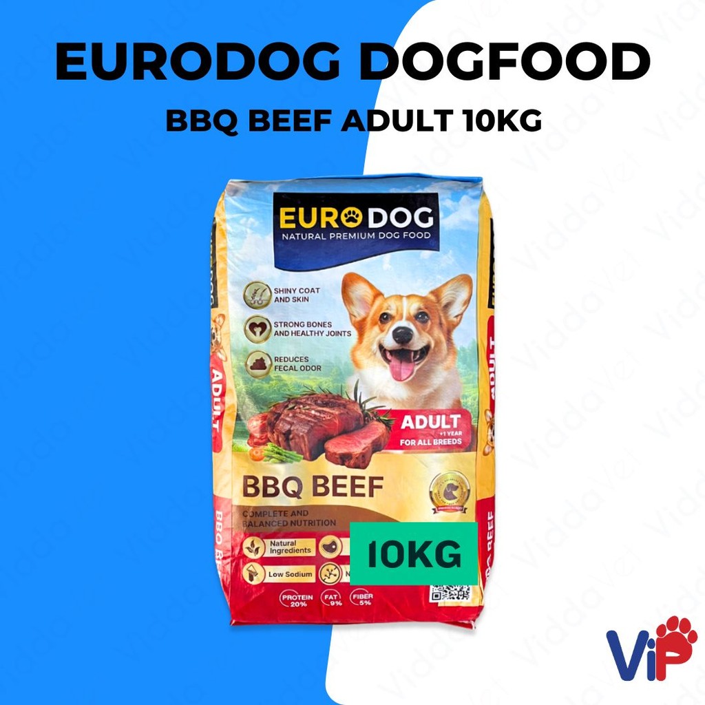 Euro Dog BBQ Beef Adult Dog Food 10kg