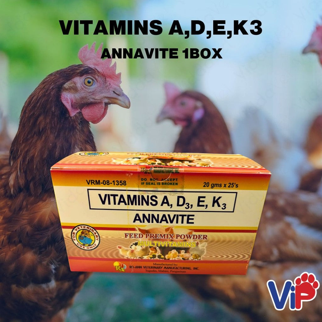 Annavite Vitamins A, D, E, K3 20g 1Box