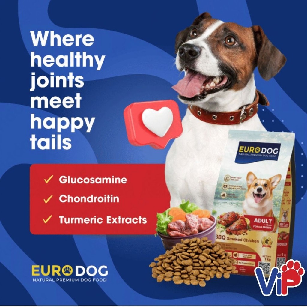 Euro Dog BBQ Smoked Chicken Dog Food 10kg