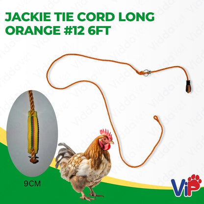 Jackie Tie Cord Long Orange