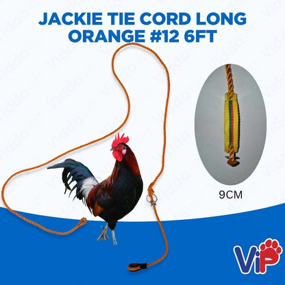 Jackie Tie Cord Long Orange