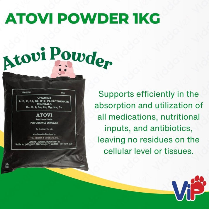 Atovi Atovi Powder 1kg - Revolutionary Nanotechnology Feed Premix for ...