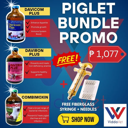 Piglet Bundle Davicom Plus, Combimoxin, Daviron Plus