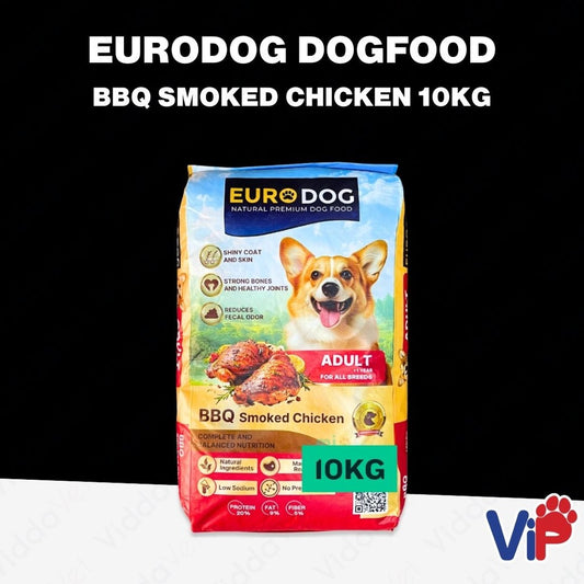 Euro Dog BBQ Smoked Chicken Dog Food 10kg