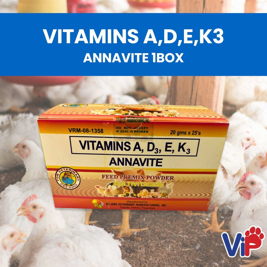 Annavite Vitamins A, D, E, K3 20g 1Box