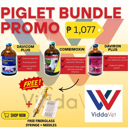 Piglet Bundle Davicom Plus, Combimoxin, Daviron Plus