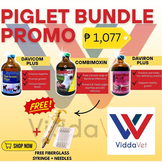 Piglet Bundle Davicom Plus, Combimoxin, Daviron Plus
