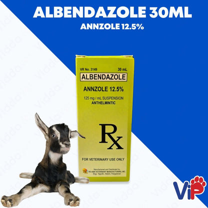 Annzole Albendazole 12.5% Dewormer 30ml