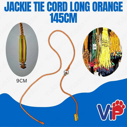 Tie Cord for Gamefowl Rooster Orange 145cm