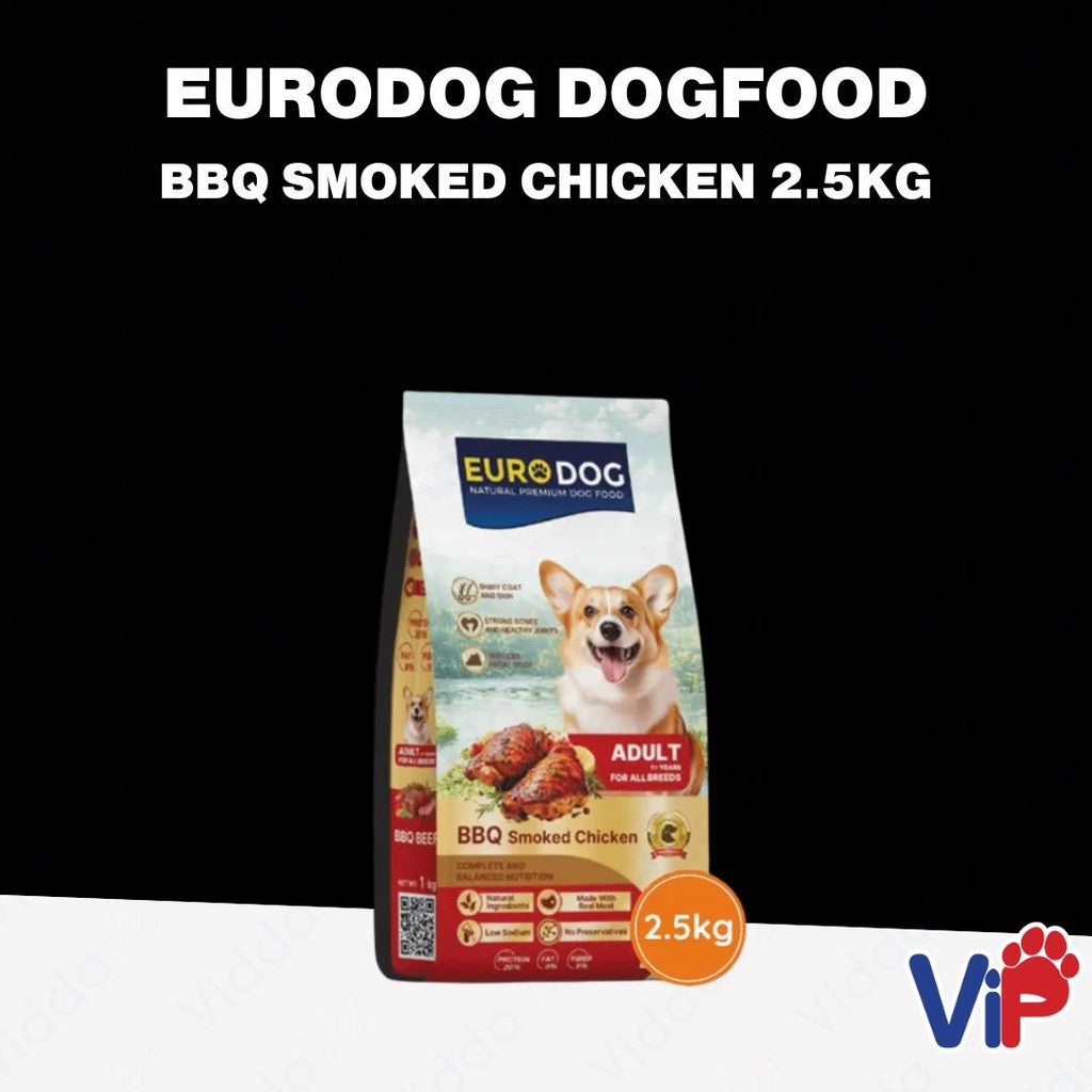 Euro Dog BBQ Smoked Chicken Dog Food 2.5kg