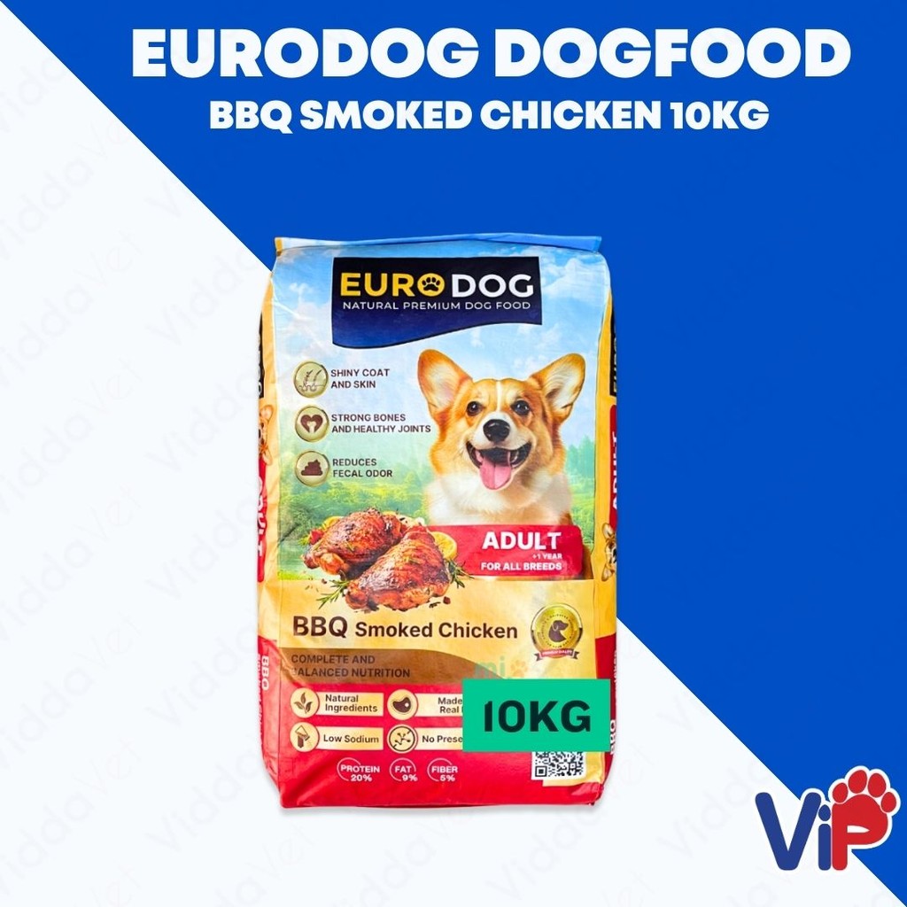 Euro Dog BBQ Smoked Chicken Dog Food 10kg