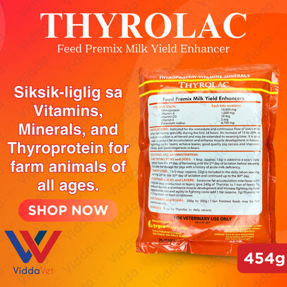 Thyrolac 454g Feed Premix Milk Enhancer