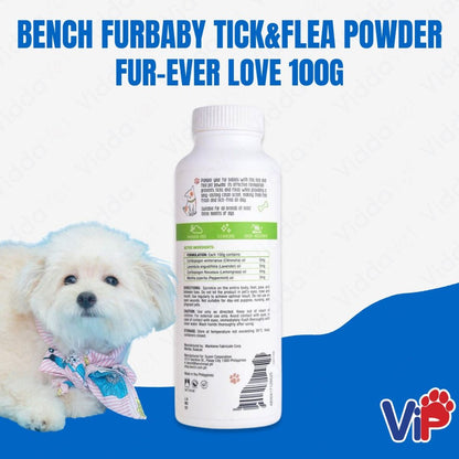 Bench Fur Baby Tick and Flea Powder 100g