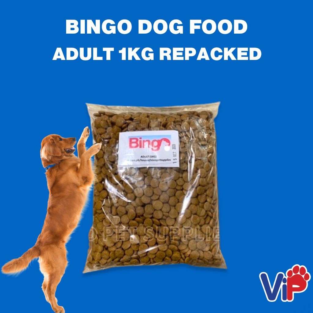 Bingo Dog food Adult 1kg Repacked