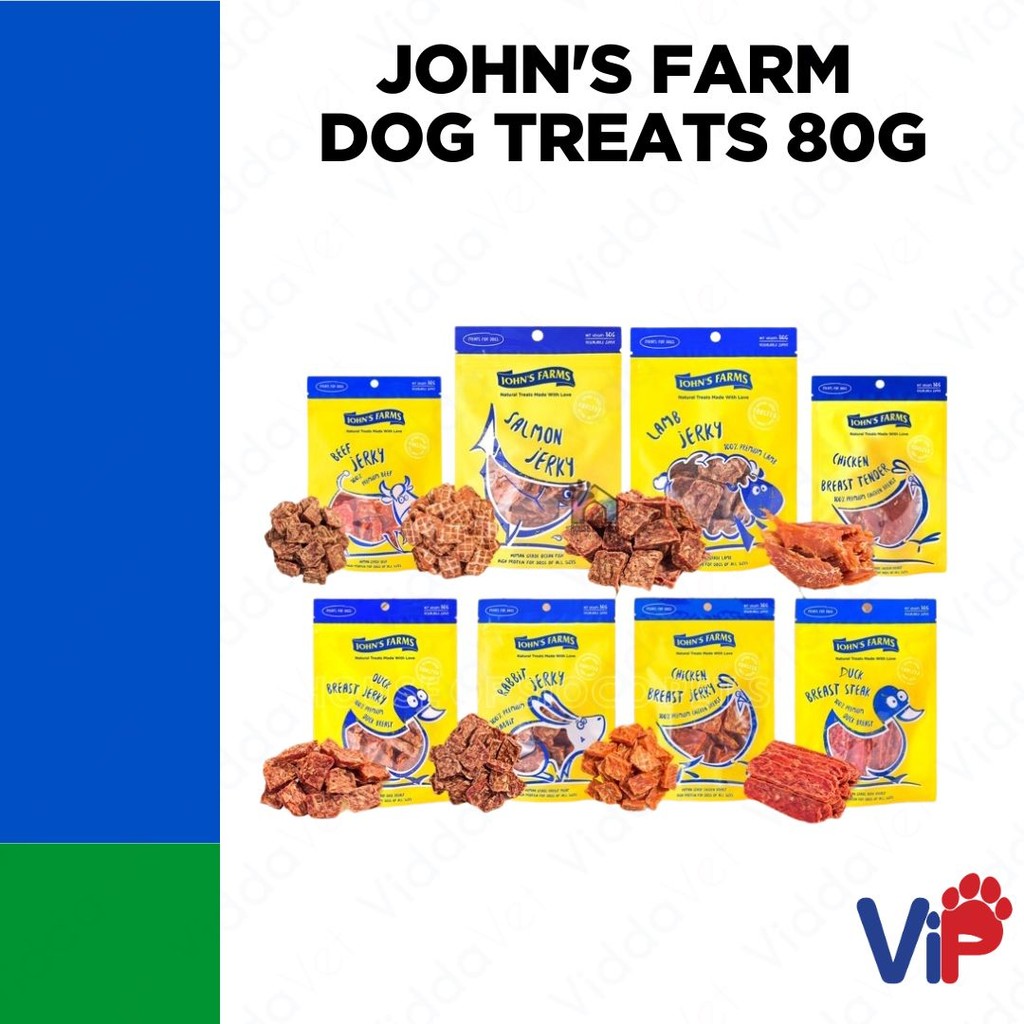 John's Farms Dog Treats Random Flavor 80g
