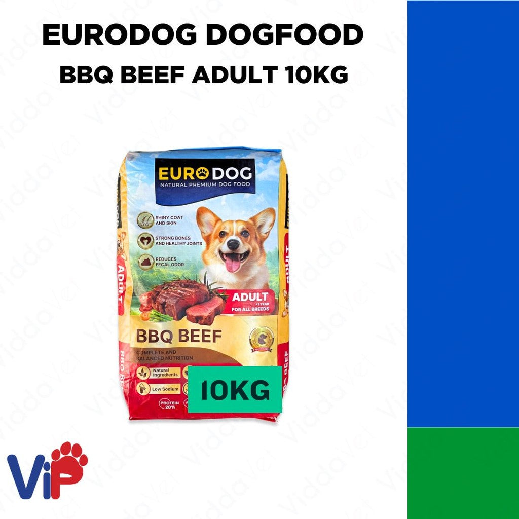 Euro Dog BBQ Beef Adult Dog Food 10kg