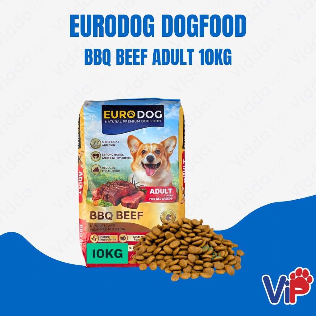 Euro Dog BBQ Beef Adult Dog Food 10kg