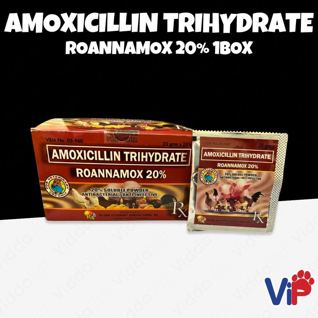 Roannamox 20% Amox Trihydrate (1 Box)