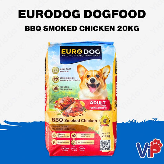 Euro Dog BBQ Smoked Chicken Dog Food 20kg