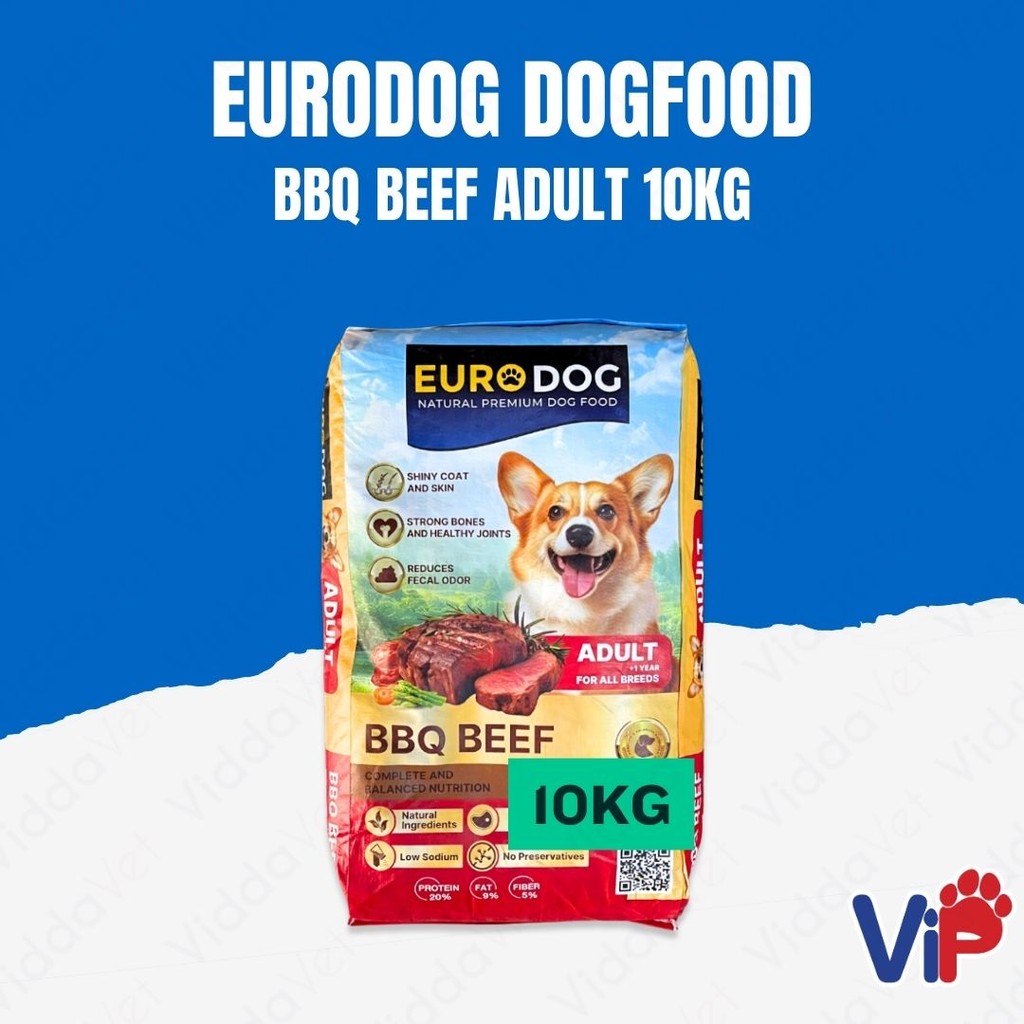 Euro Dog BBQ Beef Adult Dog Food 10kg
