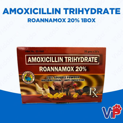 Roannamox 20% Amox Trihydrate (1 Box)