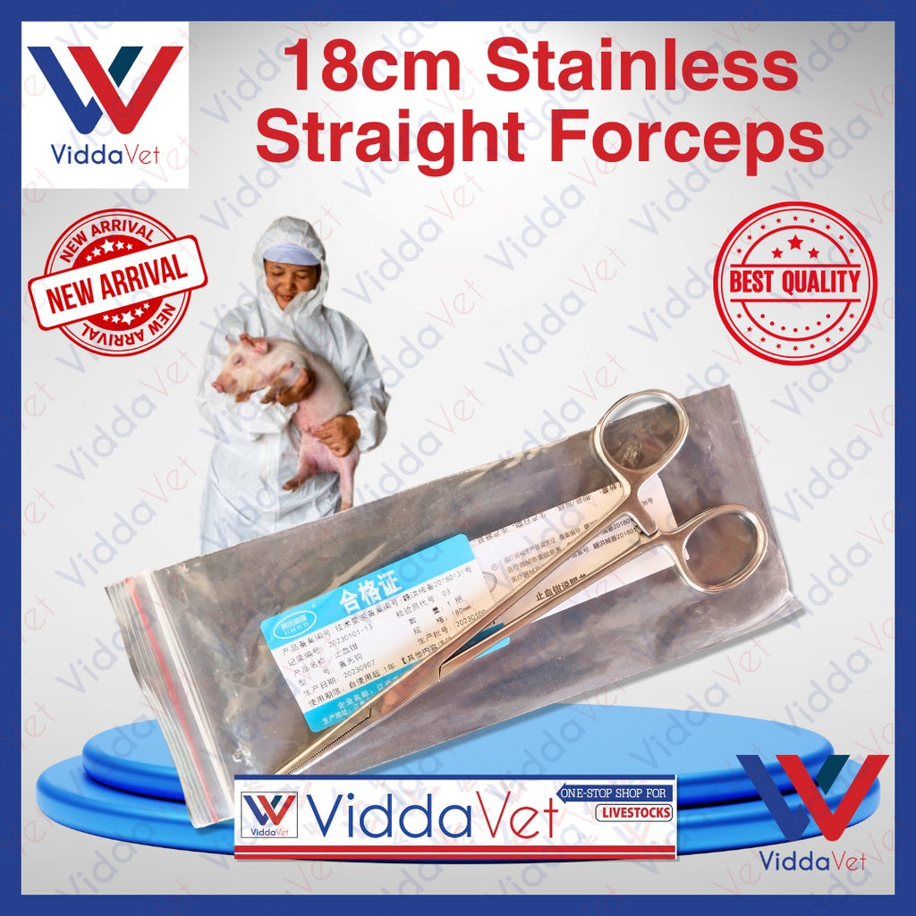 Forceps Straight Big 18cm