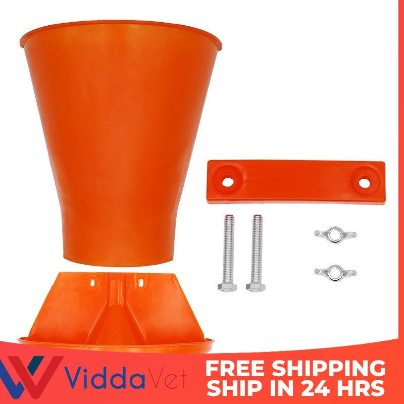 Wall-Mounted Automatic Plastic Pig Feeder