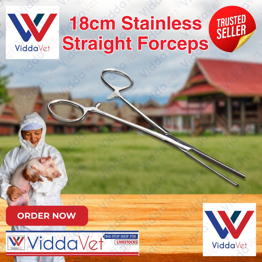 Forceps Straight Big 18cm