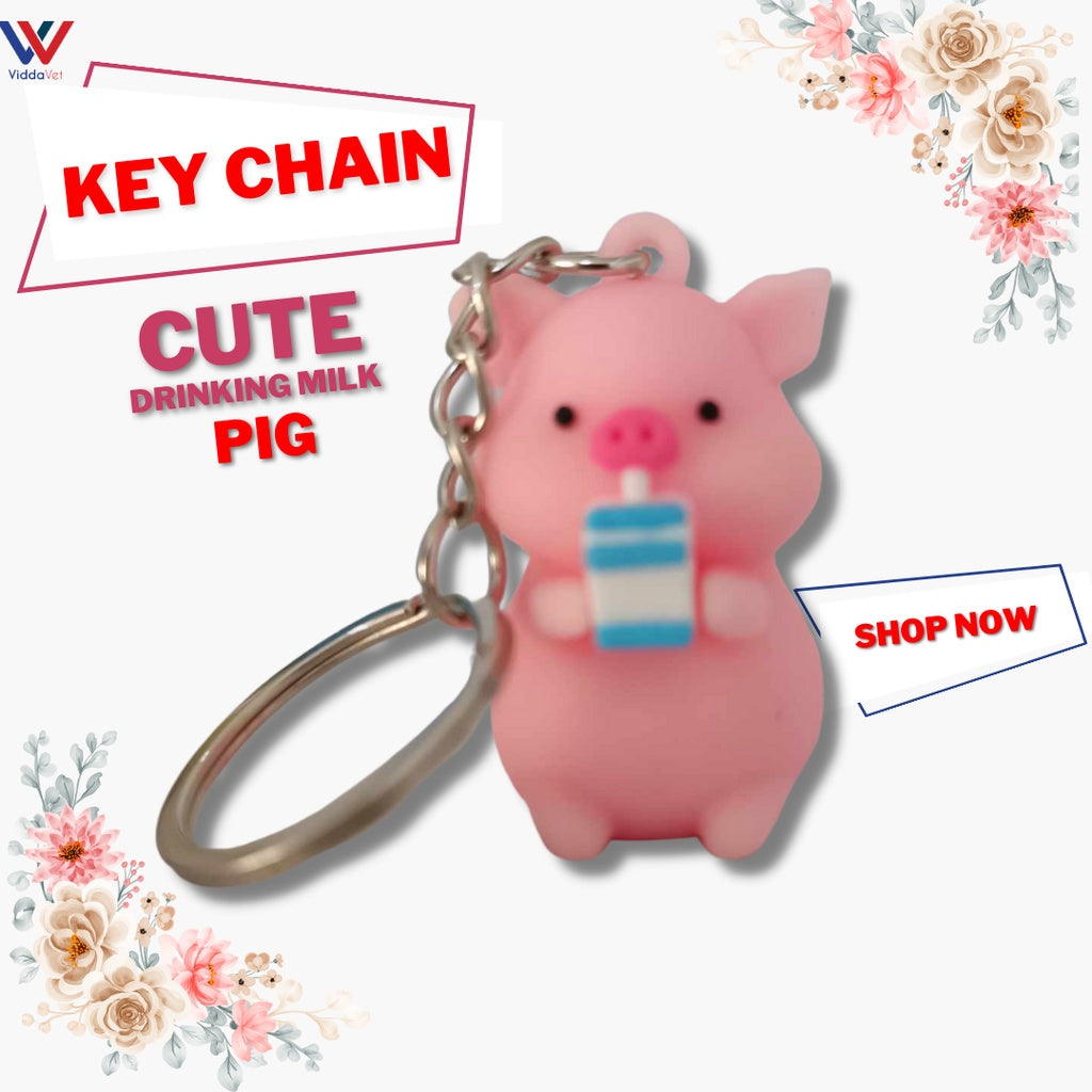 Cute Pig Keychain