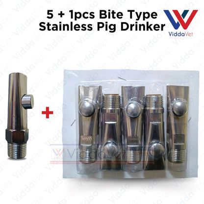 Pig Drinker Stainless Bite Type 5 + 1
