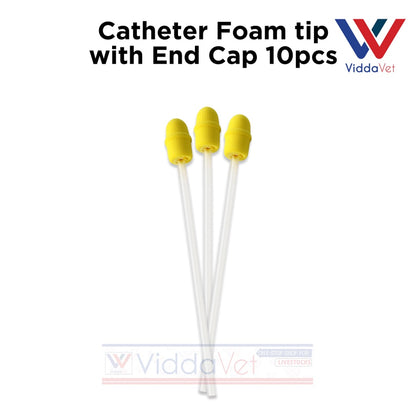 Foam Tip Catheter with End Cap for Gilts 10pcs