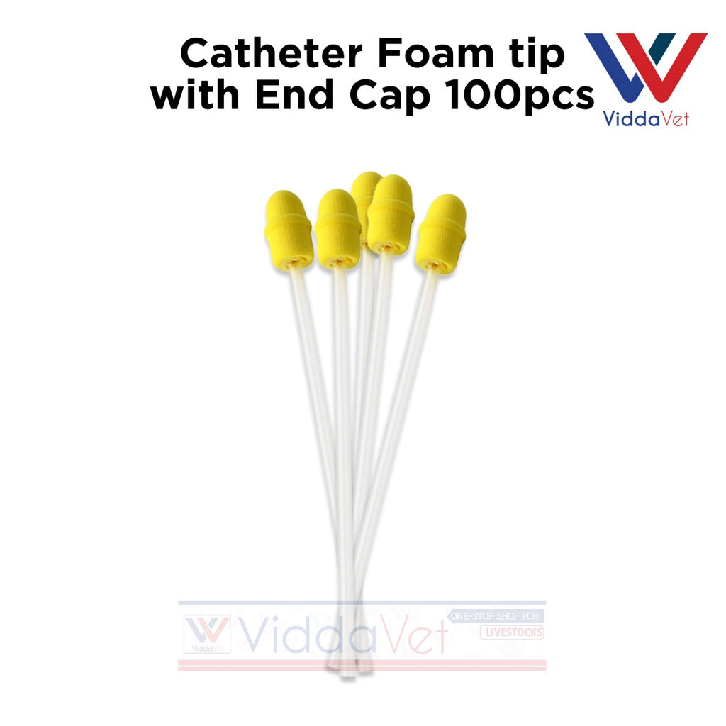 Foam Tip Catheter with End Cap for Gilts 100pcs