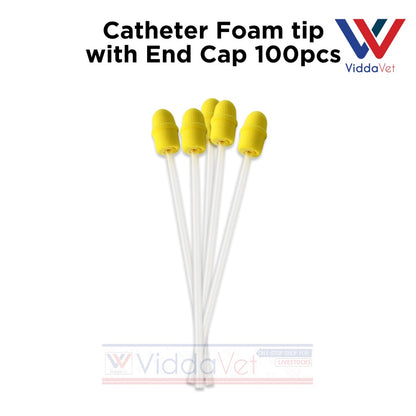 Foam Tip Catheter with End Cap for Gilts 100pcs