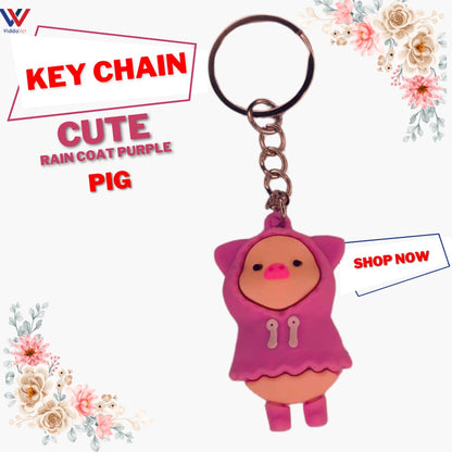 Cute Pig Keychain