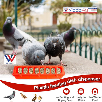 Plastic Flip-top Bird Feeder 16 Holes