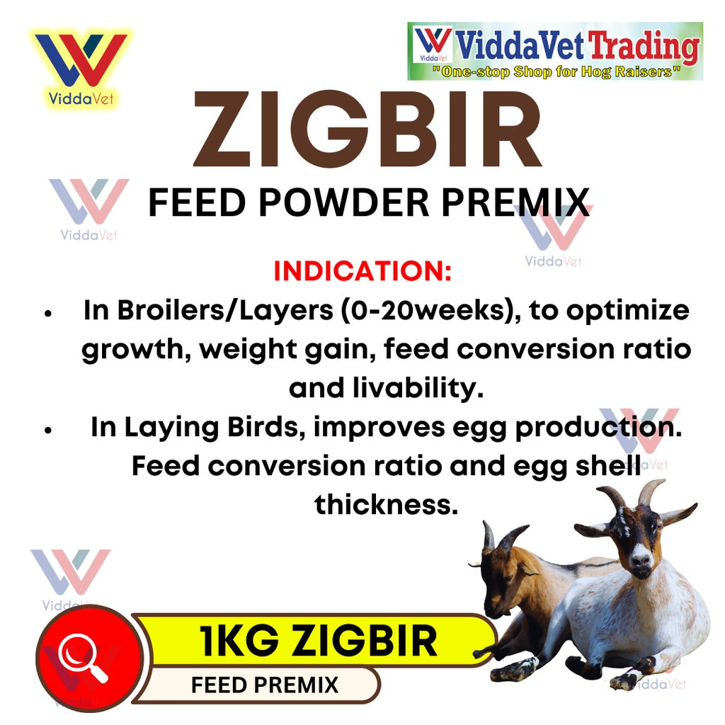 ZIGBIR Feed Powder Premix 1KG