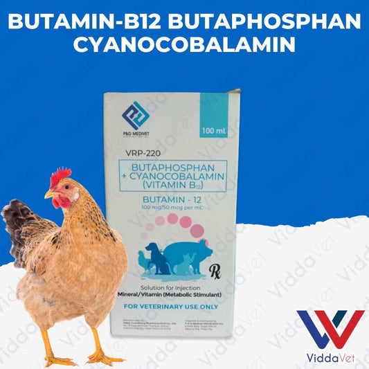 Butamin-B12 Butaphosphan Cyanocobalamin 100mL