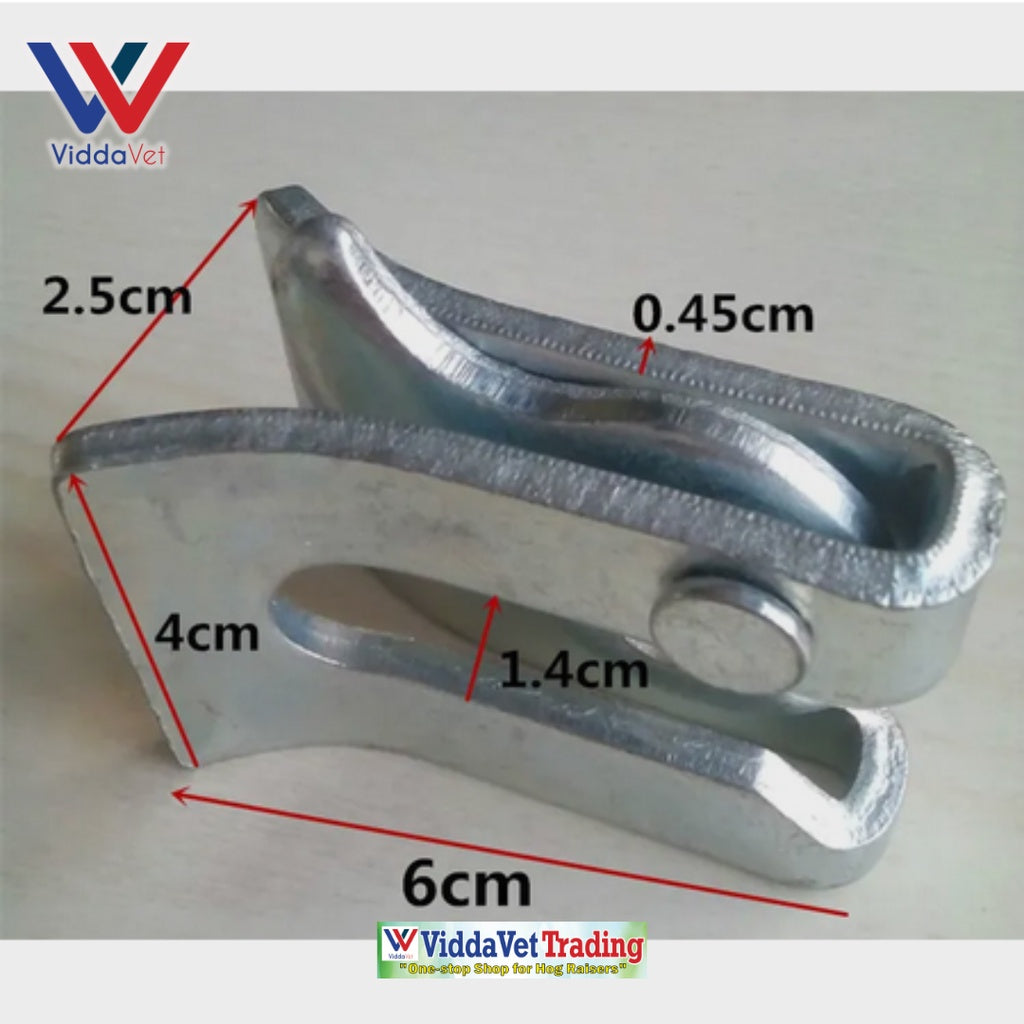 Galvanized Door Lock and Pig Cage Lock with Bar