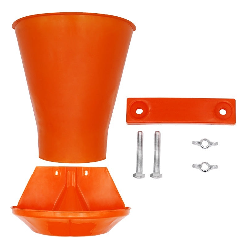 Wall-Mounted Automatic Plastic Pig Feeder