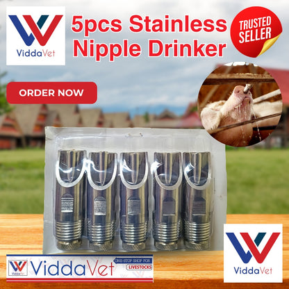 5pcs Nipple Drinker Copper End Duck Bill 5pcs