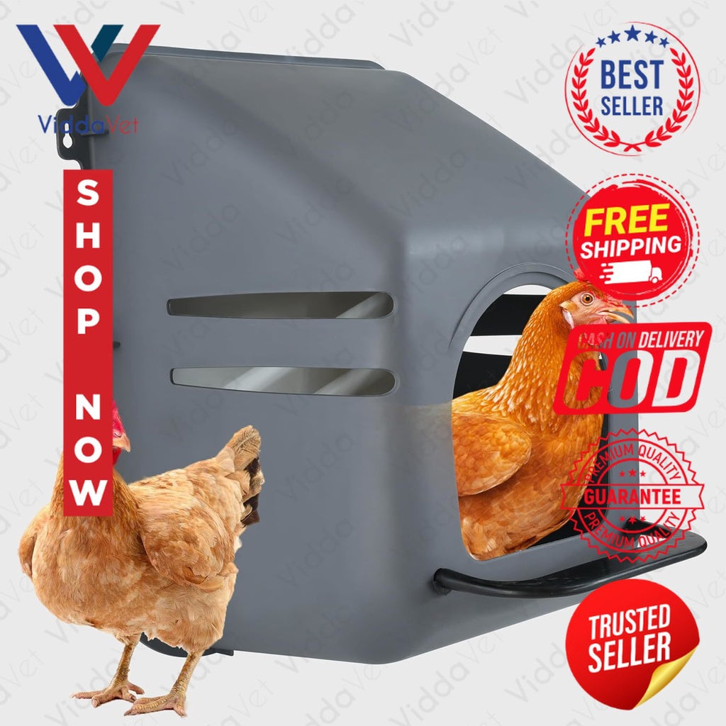 Chicken Nesting Box - Premium Polyethylene Hen House | Viddavet Trading