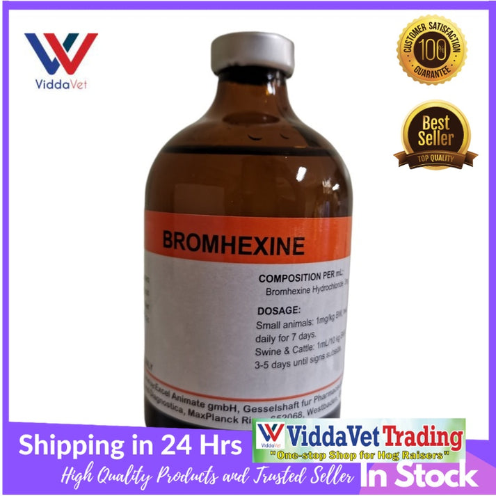 Bromhexine Injectable 100ml - Respiratory Treatment for Livestock ...