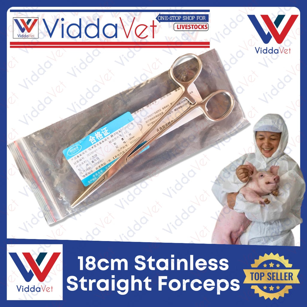 Forceps Straight Big 18cm