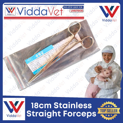 Forceps Straight Big 18cm