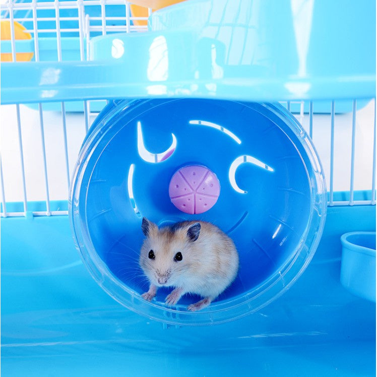 Pet Hamster Cage (Yellow/ Pink/ Blue/ Coffee)