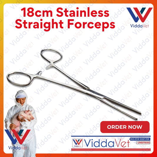 Forceps Straight Big 18cm
