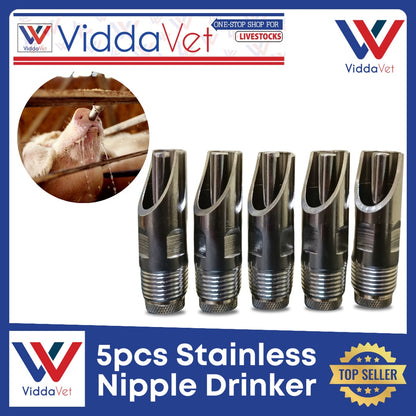 5pcs Nipple Drinker Copper End Duck Bill 5pcs